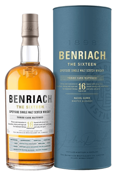 BENRIACH 16 ANS THE SIXTEEN SPEYSIDE 46° 70CL - Vins Rouges Harmonieux pour Chaque Occasion BENRIACH 16 ANS THE SIXTEEN SPEYSIDE 46° 70CL - Vins Rouges Harmonieux pour Chaque Occasion
