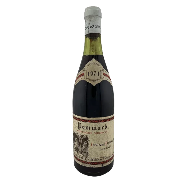 1971 Vin de Bourgogne : POMMARD – Caves des Cordeliers - Vins Rouges Harmonieux pour Chaque Occasion