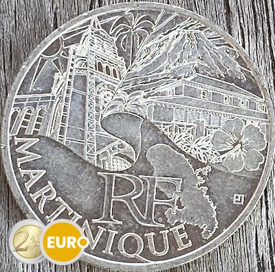 10 euro Frankrijk 2011 – Martinique UNC - Vins Rouges Harmonieux pour Chaque Occasion