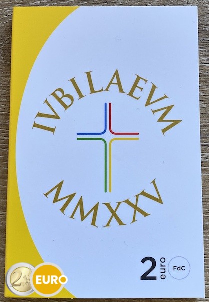 2 Euro Italien 2025 – Heiliges Jahr Jubiläum Stgl. Coincard - Vins Rouges Harmonieux pour Chaque Occasion