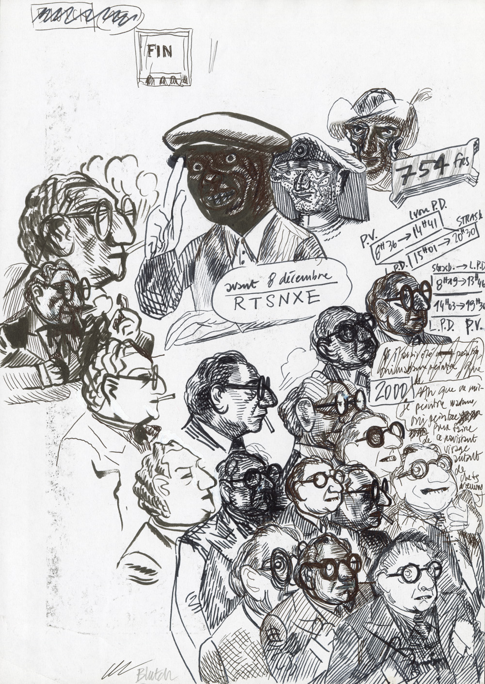 BLUTCH – Blotch – Croquis original de recherche – R50 - Vins Rouges Harmonieux pour Chaque Occasion BLUTCH – Blotch – Croquis original de recherche – R50 - Vins Rouges Harmonieux pour Chaque Occasion