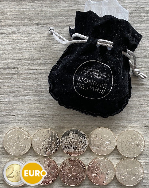 10 x 10 euros Francia 2018 – Mickey y Francia – en bolsa - Vins Rouges Harmonieux pour Chaque Occasion 10 x 10 euros Francia 2018 – Mickey y Francia – en bolsa - Vins Rouges Harmonieux pour Chaque Occasion