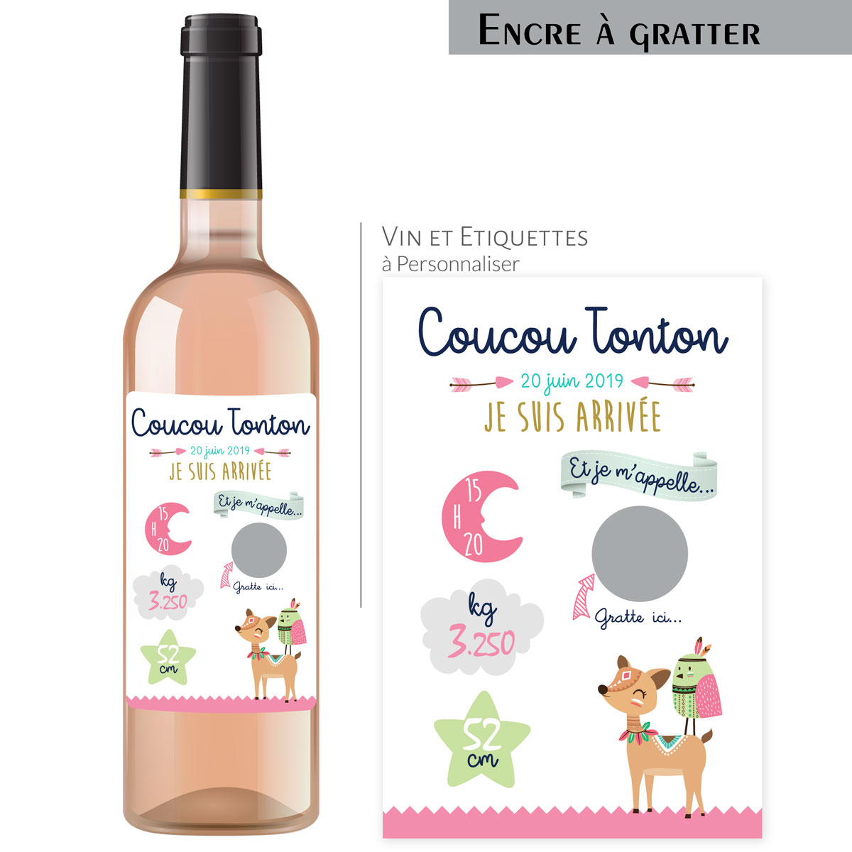 Annonce naissance | Bouteille personnalisée coucou je suis arrivé(e) - Vins Rouges Harmonieux pour Chaque Occasion Annonce naissance | Bouteille personnalisée coucou je suis arrivé(e) - Vins Rouges Harmonieux pour Chaque Occasion