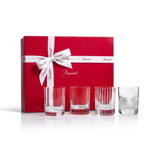 4 éléments tumblers set baccarat - Vins Rouges Harmonieux pour Chaque Occasion