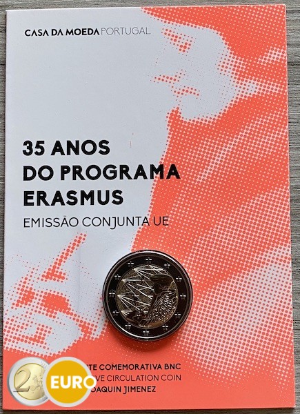 2 euros Portugal 2022 – Erasmus BU FDC Coincard - Vins Rouges Harmonieux pour Chaque Occasion 2 euros Portugal 2022 – Erasmus BU FDC Coincard - Vins Rouges Harmonieux pour Chaque Occasion
