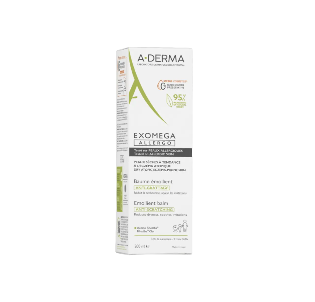 A-Derma Exomega Allergo Baume Émollient Anti-Grattage 200 ml - Vins Rouges Harmonieux pour Chaque Occasion A-Derma Exomega Allergo Baume Émollient Anti-Grattage 200 ml - Vins Rouges Harmonieux pour Chaque Occasion