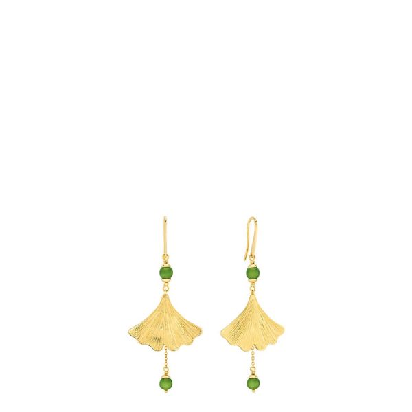 Boucles d&rsquo;oreilles ginkgo lalique - Vins Rouges Harmonieux pour Chaque Occasion