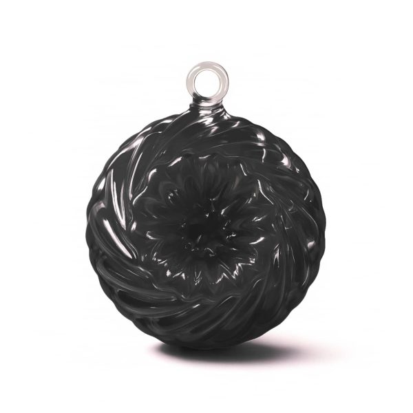 Boule de noël en cristal kouglof noir 2019 - Vins Rouges Harmonieux pour Chaque Occasion