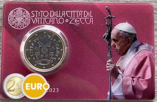1 euro Vaticano 2023 coincard nr 02 - Vins Rouges Harmonieux pour Chaque Occasion 1 euro Vaticano 2023 coincard nr 02 - Vins Rouges Harmonieux pour Chaque Occasion