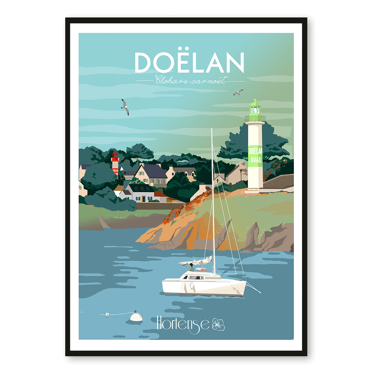Affiche Doëlan – Clohars Carnoët - Vins Rouges Harmonieux pour Chaque Occasion Affiche Doëlan – Clohars Carnoët - Vins Rouges Harmonieux pour Chaque Occasion