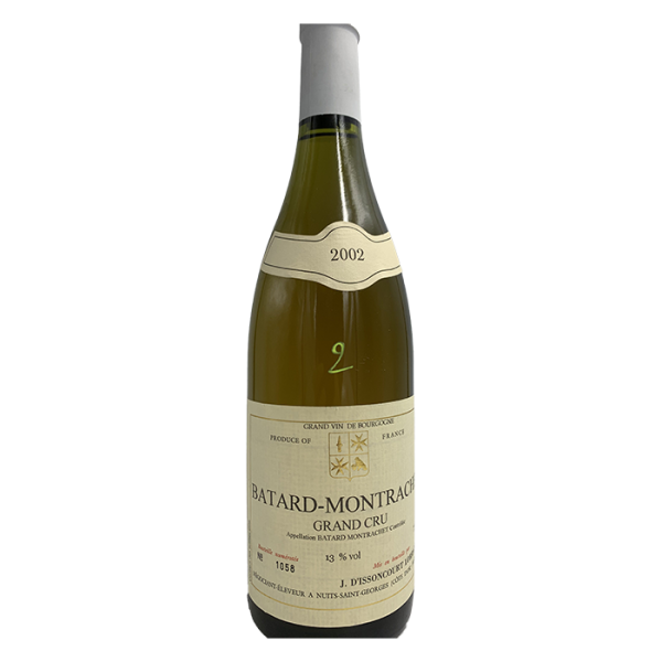 Batard Montrachet Grand Cru Blanc 2002 – Domaine J.D&rsquo;Issoncourt Lorraine (Bourgogne) - Vins Rouges Harmonieux pour Chaque Occasion