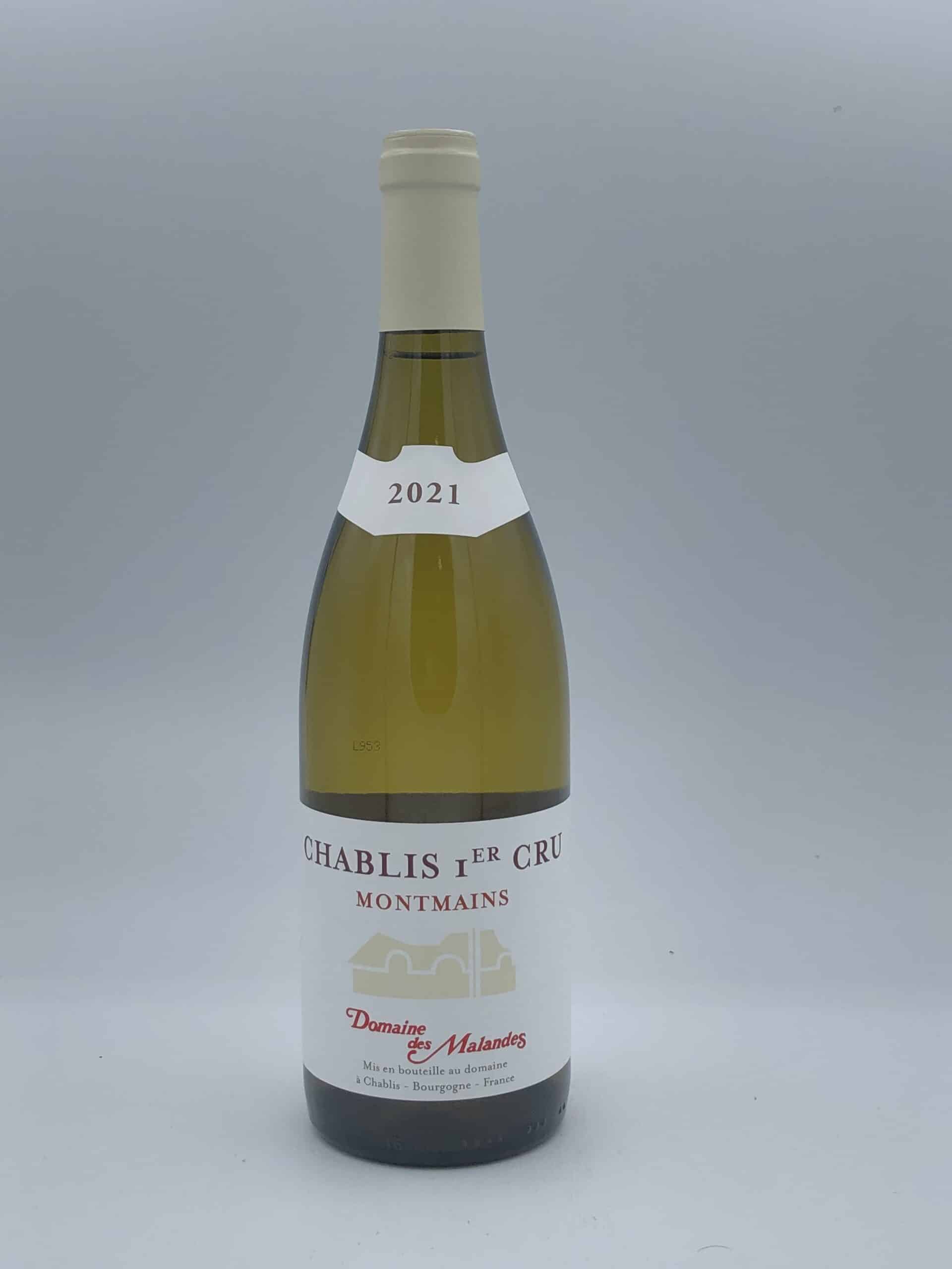 BOURGOGNE CHABLIS 1ER CRU MONTMAINS DOMAINE DES MALANDES 2022 - Vins Rouges Harmonieux pour Chaque Occasion BOURGOGNE CHABLIS 1ER CRU MONTMAINS DOMAINE DES MALANDES 2022 - Vins Rouges Harmonieux pour Chaque Occasion