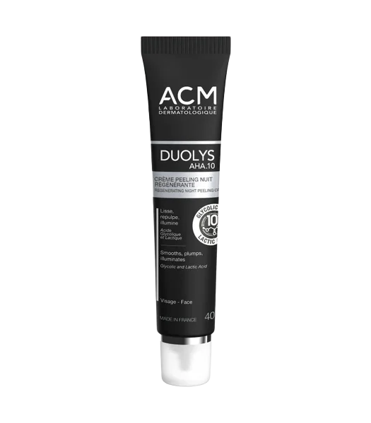ACM Duolys AHA.10 Crème Peeling Nuit Régénérante 40 ml - Vins Rouges Harmonieux pour Chaque Occasion ACM Duolys AHA.10 Crème Peeling Nuit Régénérante 40 ml - Vins Rouges Harmonieux pour Chaque Occasion