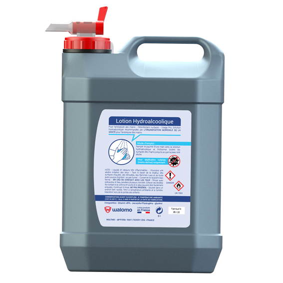 Bidon de 5 litres de gel hydroalcoolique. Fabrication française - Vins Rouges Harmonieux pour Chaque Occasion Bidon de 5 litres de gel hydroalcoolique. Fabrication française - Vins Rouges Harmonieux pour Chaque Occasion