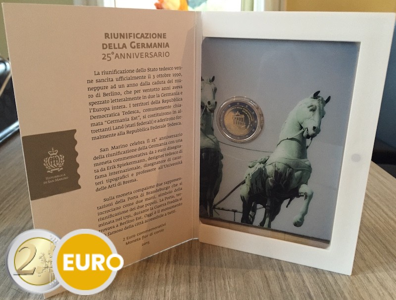 2 euros San Marino 2015 – Unidad Alemana BU FDC - Vins Rouges Harmonieux pour Chaque Occasion 2 euros San Marino 2015 – Unidad Alemana BU FDC - Vins Rouges Harmonieux pour Chaque Occasion