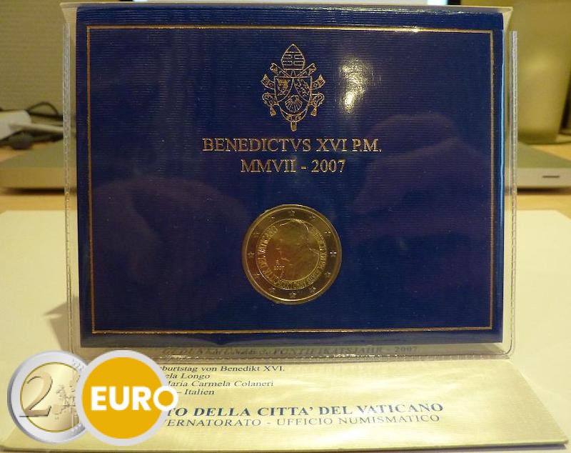 2 Euro Vatikan 2007 – 80 Jahre Benedikt XVI Stgl. - Vins Rouges Harmonieux pour Chaque Occasion 2 Euro Vatikan 2007 – 80 Jahre Benedikt XVI Stgl. - Vins Rouges Harmonieux pour Chaque Occasion