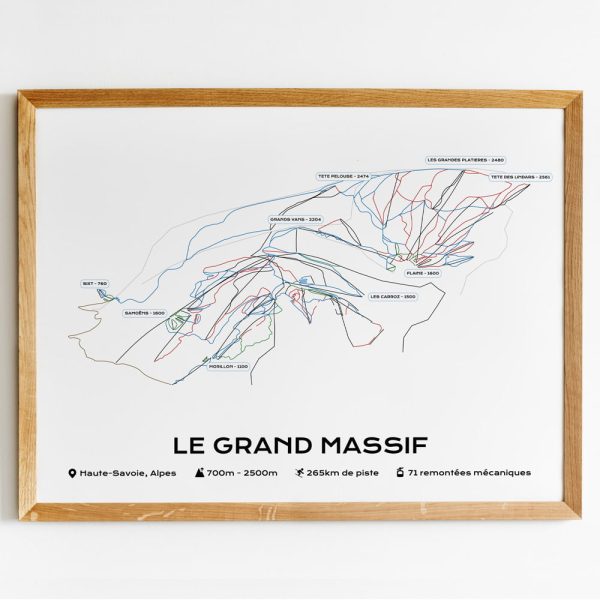 Affiche Station Le Grand Massif - Vins Rouges Harmonieux pour Chaque Occasion