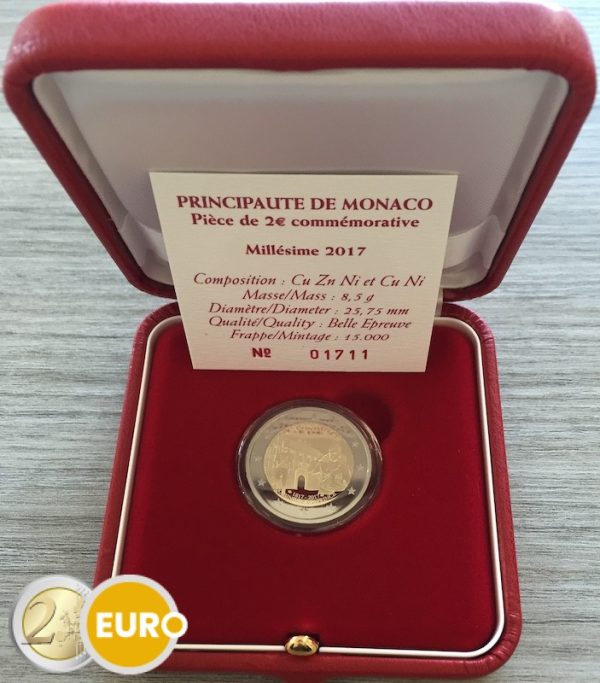 2 euros Mónaco 2017 – Carabineros Carabiniers del Príncipe BE Proof - Vins Rouges Harmonieux pour Chaque Occasion