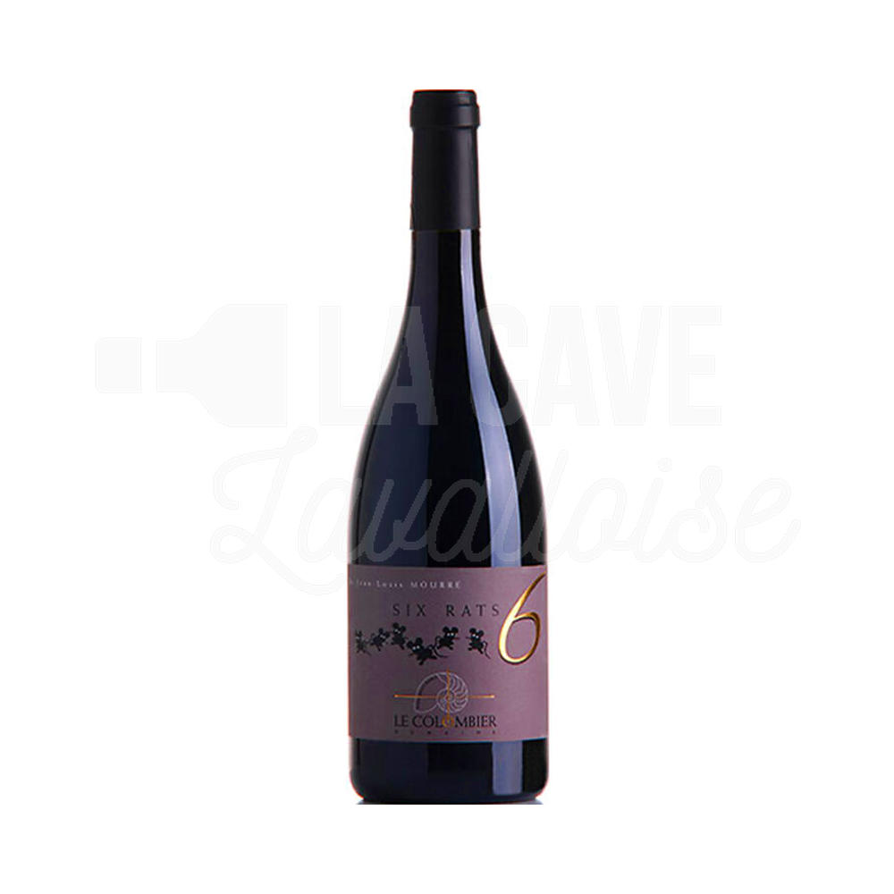 « 6 Rats » 100% Syrah – IGP Méditerranée – Domaine Le Colombier – 75cl - Vins Rouges Harmonieux pour Chaque Occasion « 6 Rats » 100% Syrah – IGP Méditerranée – Domaine Le Colombier – 75cl - Vins Rouges Harmonieux pour Chaque Occasion