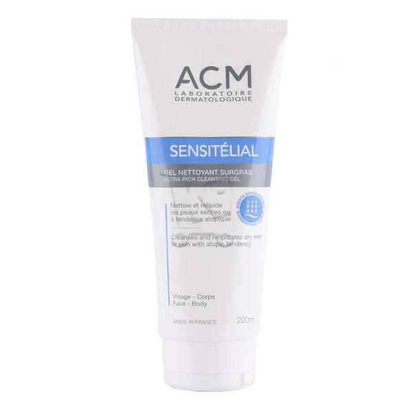 ACM Sensitélial Gel Nettoyant Surgras 200 ml - Vins Rouges Harmonieux pour Chaque Occasion