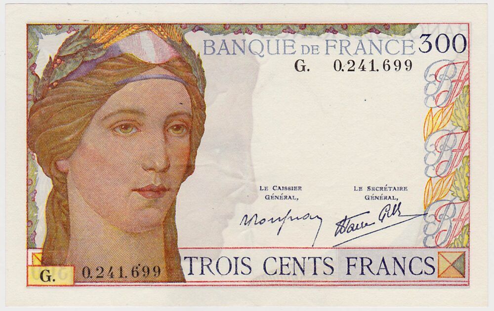 300 francs type 1938 - Vins Rouges Harmonieux pour Chaque Occasion 300 francs type 1938 - Vins Rouges Harmonieux pour Chaque Occasion
