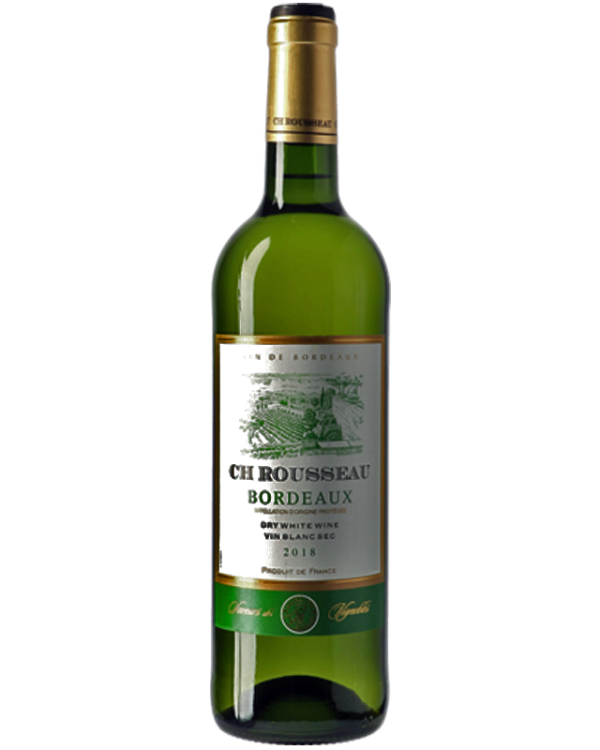 Bordeaux Blanc sec AOP Ch. Rousseau 2023 - Vins Rouges Harmonieux pour Chaque Occasion
