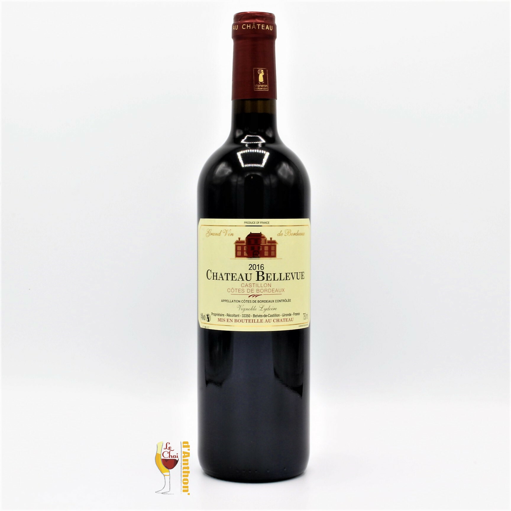 AOP CASTILLON CÔTES DE BORDEAUX “TRADITION” CHÂTEAU BELLEVUE 75CL - Vins Rouges Harmonieux pour Chaque Occasion AOP CASTILLON CÔTES DE BORDEAUX “TRADITION” CHÂTEAU BELLEVUE 75CL - Vins Rouges Harmonieux pour Chaque Occasion