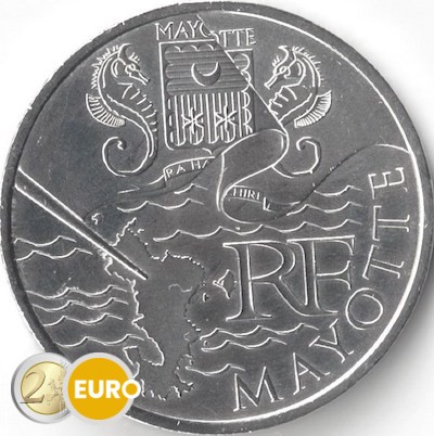 10 euro Frankrijk 2011 – Mayotte UNC - Vins Rouges Harmonieux pour Chaque Occasion