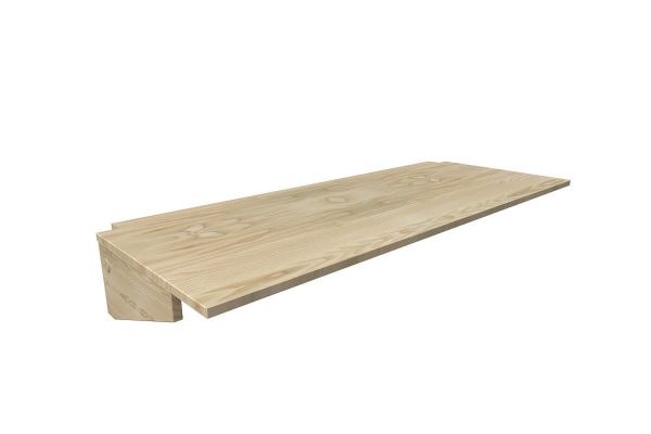 Bureau tablette 120cm en bois pour lit mezzanine - Vins Rouges Harmonieux pour Chaque Occasion