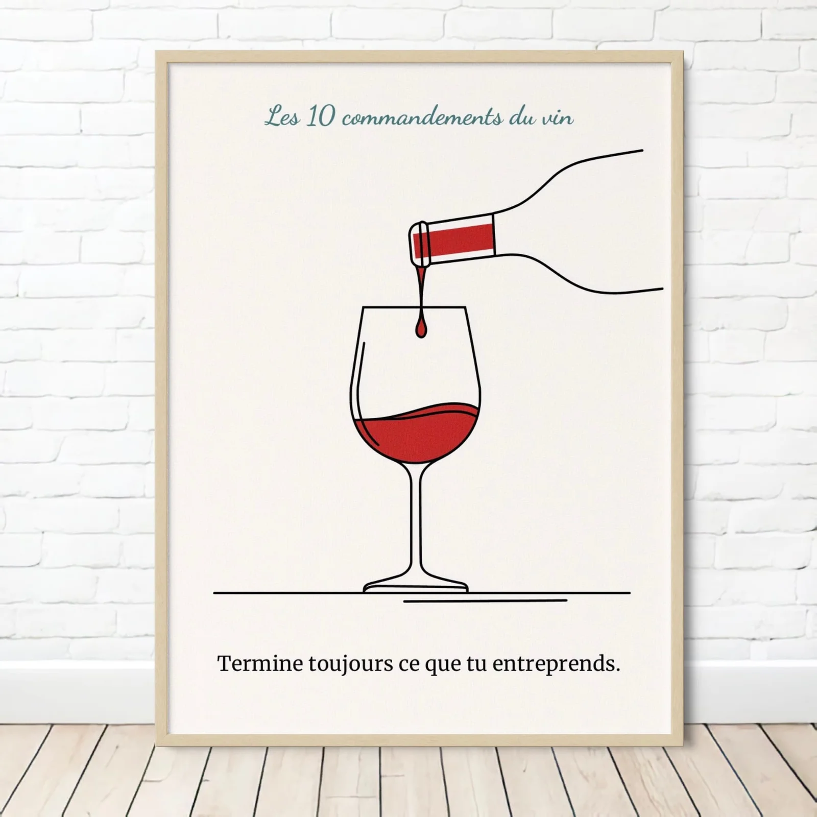 10 lois du vin : la dernière goutte (affiche humour) - Vins Rouges Harmonieux pour Chaque Occasion 10 lois du vin : la dernière goutte (affiche humour) - Vins Rouges Harmonieux pour Chaque Occasion
