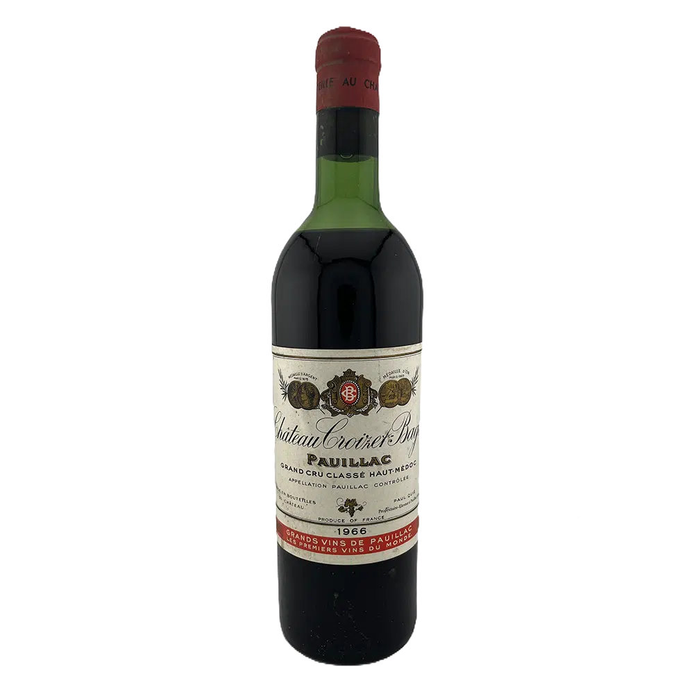 1966 Vin de Bordeaux : Château CROIZET-BAGES – Pauillac 5ème Grand Cru Classé - Vins Rouges Harmonieux pour Chaque Occasion 1966 Vin de Bordeaux : Château CROIZET-BAGES – Pauillac 5ème Grand Cru Classé - Vins Rouges Harmonieux pour Chaque Occasion
