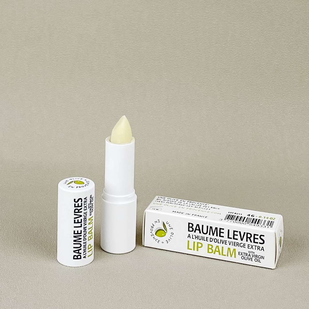 Baume Lèvres naturel à l’Huile d’Olive 4g – Une Olive en Provence - Vins Rouges Harmonieux pour Chaque Occasion Baume Lèvres naturel à l’Huile d’Olive 4g – Une Olive en Provence - Vins Rouges Harmonieux pour Chaque Occasion