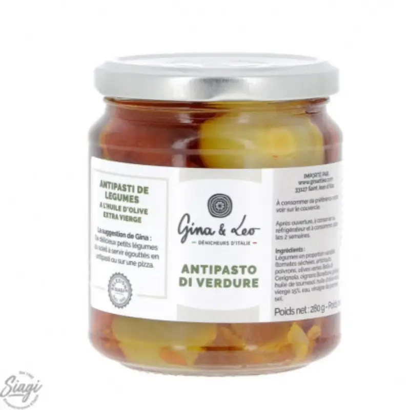 Antipasto Di Verdure – 280g - Vins Rouges Harmonieux pour Chaque Occasion Antipasto Di Verdure – 280g - Vins Rouges Harmonieux pour Chaque Occasion