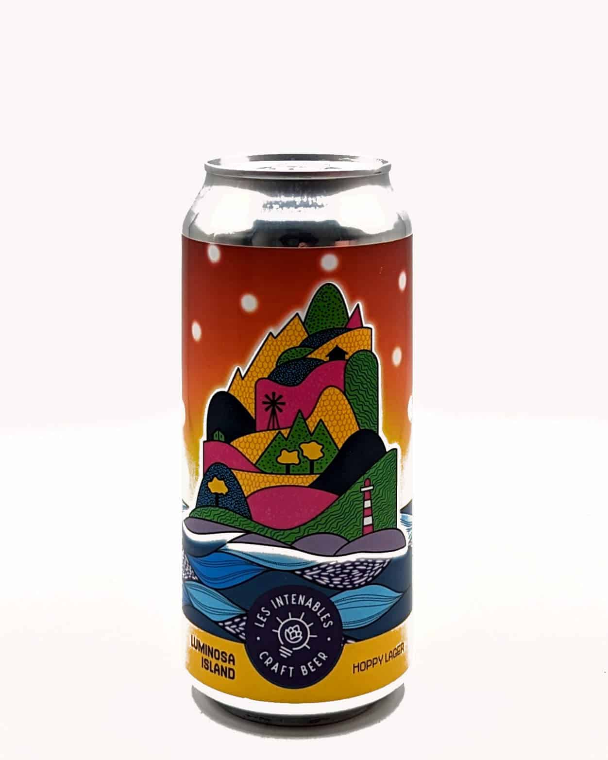 Bière Les Intenables - Luminosa island - Hoppy Lager - 44cl - CAN - Vins Rouges Harmonieux pour Chaque Occasion Bière Les Intenables - Luminosa island - Hoppy Lager - 44cl - CAN - Vins Rouges Harmonieux pour Chaque Occasion