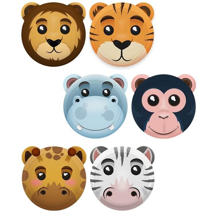 Aassiette Animaux de la jungle à l'unité - Vins Rouges Harmonieux pour Chaque Occasion Aassiette Animaux de la jungle à l'unité - Vins Rouges Harmonieux pour Chaque Occasion