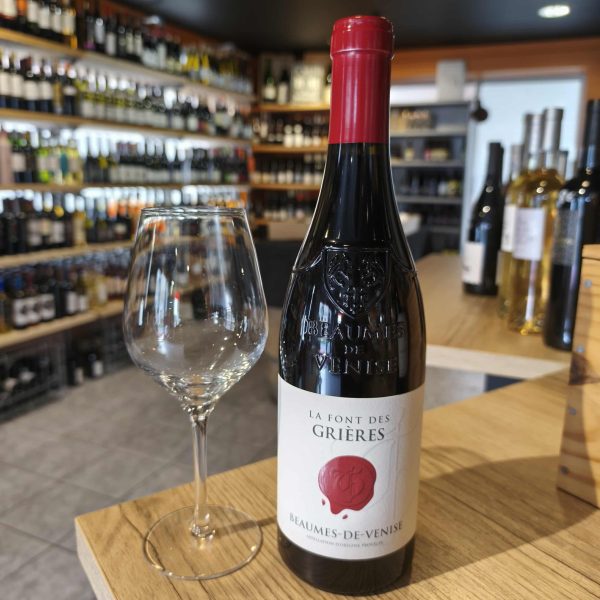 6 x Beaumes de Venise La Font des Grières – Carton RolyDays - Vins Rouges Harmonieux pour Chaque Occasion