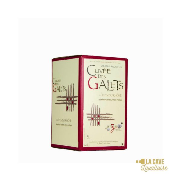 BIB Cuvée des Galets Rouge 5L - Vins Rouges Harmonieux pour Chaque Occasion