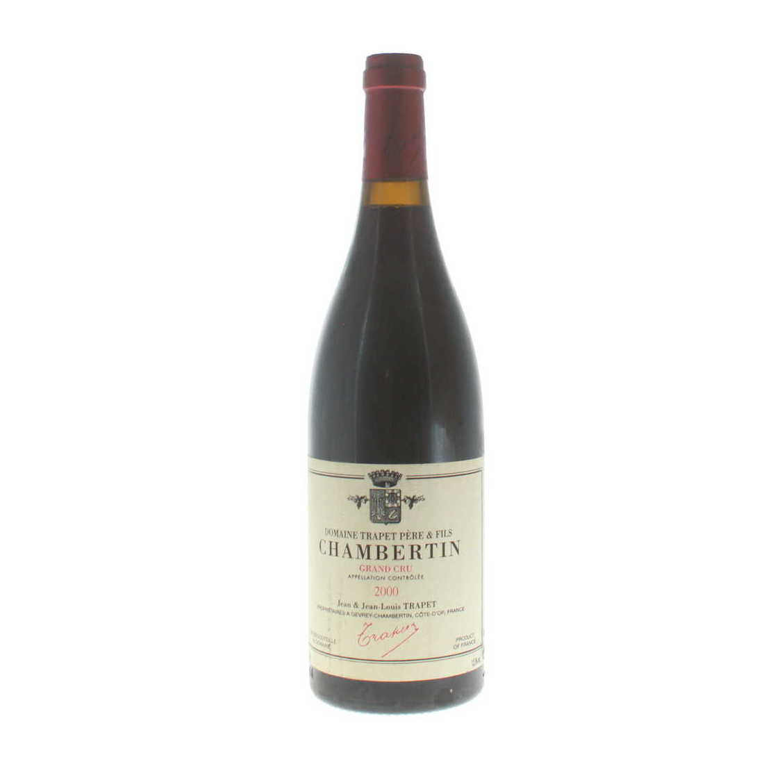2000 Domaine Trapet Pere et Fils, Chambertin Grand Cru 1x75cl - Vins Rouges Harmonieux pour Chaque Occasion 2000 Domaine Trapet Pere et Fils, Chambertin Grand Cru 1x75cl - Vins Rouges Harmonieux pour Chaque Occasion