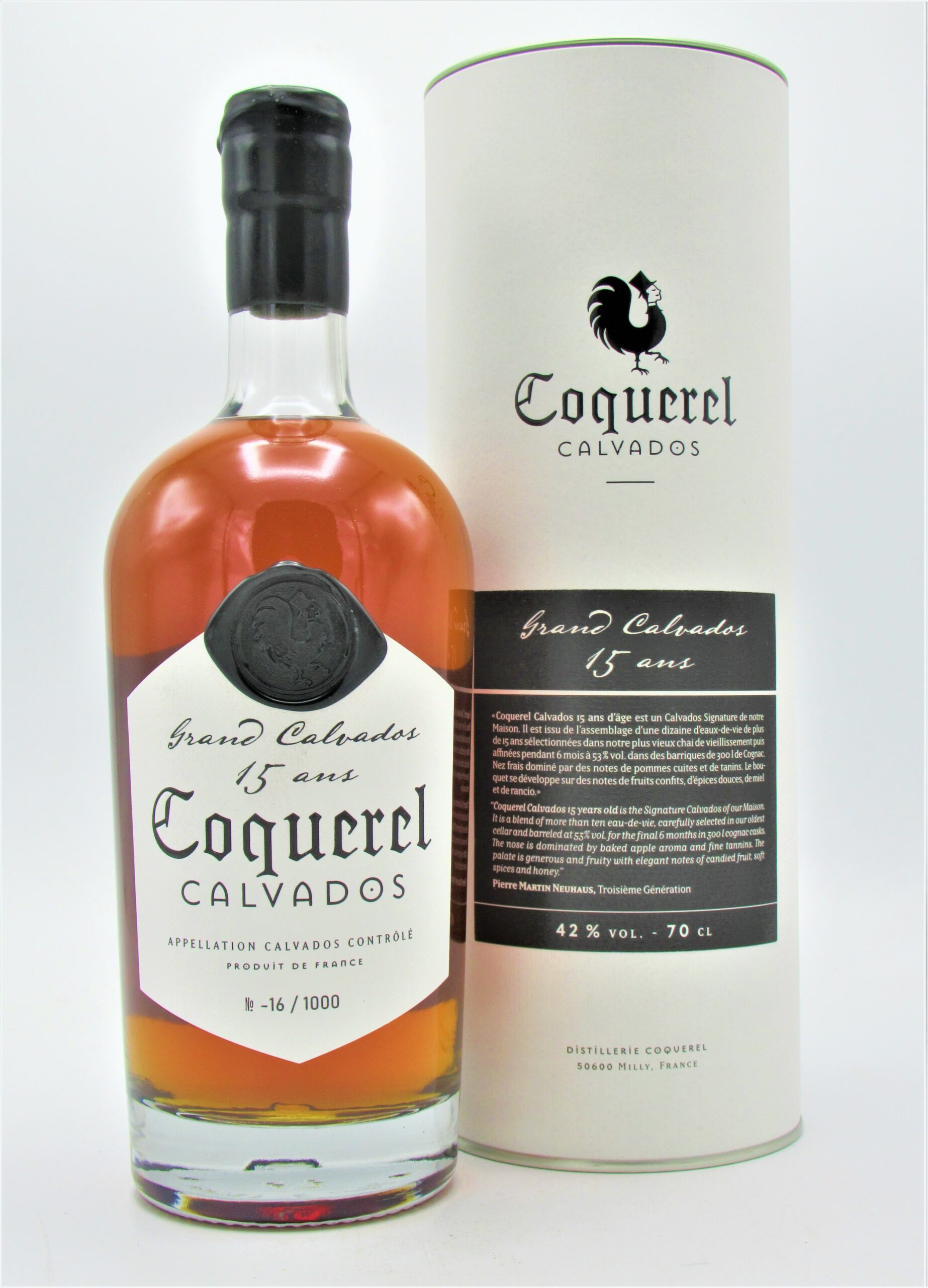 AOC Calvados Domaine du Coquerel 15 Ans - Vins Rouges Harmonieux pour Chaque Occasion AOC Calvados Domaine du Coquerel 15 Ans - Vins Rouges Harmonieux pour Chaque Occasion