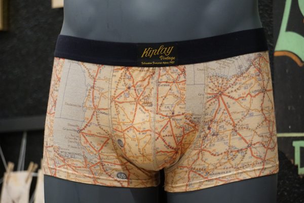 Boxer Carte Normandie Homme - Vins Rouges Harmonieux pour Chaque Occasion