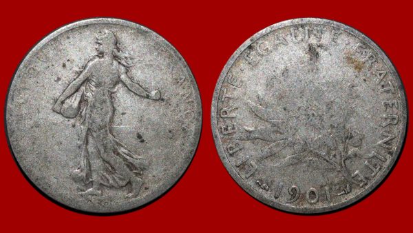 1 franc Semeuse 1901 - Vins Rouges Harmonieux pour Chaque Occasion