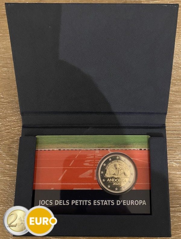 2 euros Andorre 2025 – Jeux des petits États d’Europe BE Proof - Vins Rouges Harmonieux pour Chaque Occasion