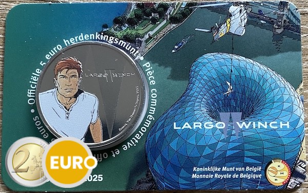 5 euro Belgie 2025 – Largo Winch BU FDC Coincard Gekleurd - Vins Rouges Harmonieux pour Chaque Occasion 5 euro Belgie 2025 – Largo Winch BU FDC Coincard Gekleurd - Vins Rouges Harmonieux pour Chaque Occasion