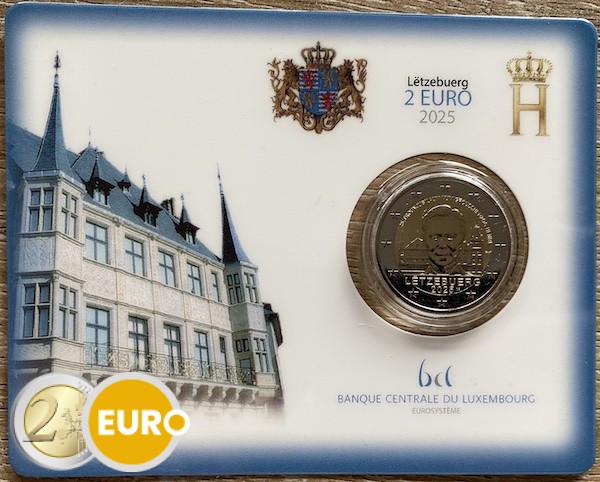 2 euro Luxemburg 2025 – 25 jaar troonsbestijging Henri BU FDC Coincard KNM Muntteken - Vins Rouges Harmonieux pour Chaque Occasion 2 euro Luxemburg 2025 – 25 jaar troonsbestijging Henri BU FDC Coincard KNM Muntteken - Vins Rouges Harmonieux pour Chaque Occasion