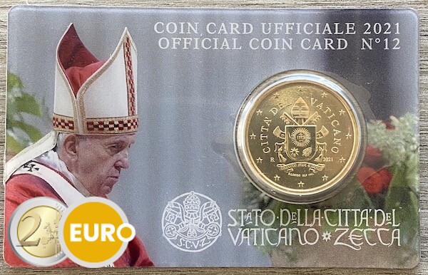 50 cent Vatican 2021 coincard nr 12 - Vins Rouges Harmonieux pour Chaque Occasion 50 cent Vatican 2021 coincard nr 12 - Vins Rouges Harmonieux pour Chaque Occasion