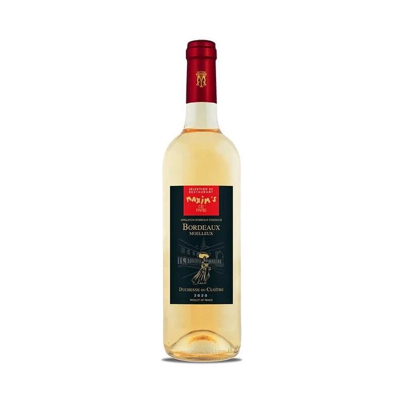 Bordeaux moelleux Maxim’s La Duchesse Du Cloître - Vins Rouges Harmonieux pour Chaque Occasion Bordeaux moelleux Maxim’s La Duchesse Du Cloître - Vins Rouges Harmonieux pour Chaque Occasion