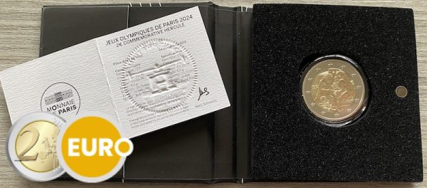 2 euro Frankrijk 2024 – Hercules worstelen – Notre Dame BE Proof - Vins Rouges Harmonieux pour Chaque Occasion