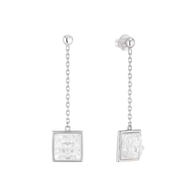 Boucles d&rsquo;oreilles aréthuse chaîne lalique - Vins Rouges Harmonieux pour Chaque Occasion