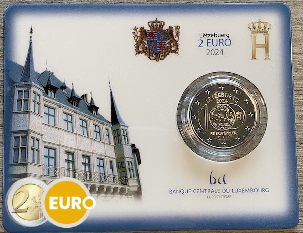 2 euro Luxemburg 2024 – 100 jaar Frank Feierstëppler BU FDC Coincard KNM Muntteken - Vins Rouges Harmonieux pour Chaque Occasion 2 euro Luxemburg 2024 – 100 jaar Frank Feierstëppler BU FDC Coincard KNM Muntteken - Vins Rouges Harmonieux pour Chaque Occasion