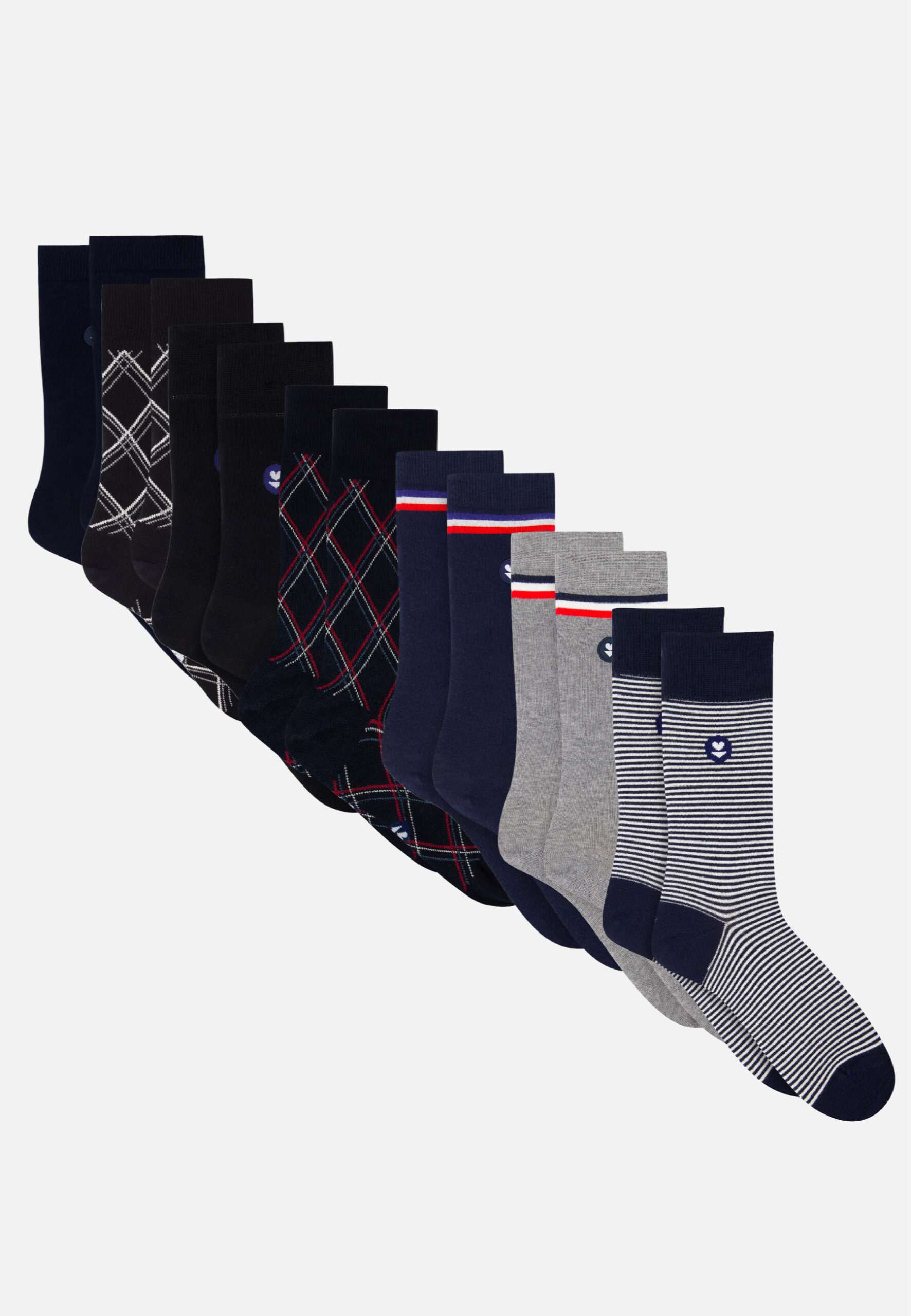 7 Paires de chaussettes mi-hautes en coton - Vins Rouges Harmonieux pour Chaque Occasion 7 Paires de chaussettes mi-hautes en coton - Vins Rouges Harmonieux pour Chaque Occasion